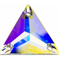 Premium Crystal AB 16mm Triangle